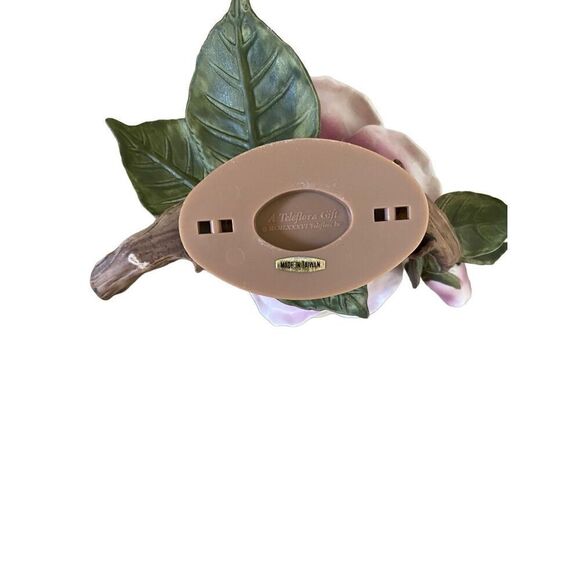 Vintage Teleflora 1986 Rose Handpainted Fine Porcelain Excellent Used Condition - Picture 5 of 5